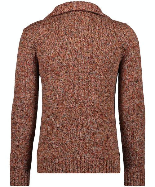 RAGMAN V-Ausschnitt-Pullover Tweed mit Troyer und günstig online kaufen