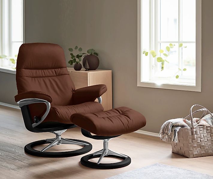 Stressless "Sunrise" Relaxsessel mit Hocker, mit Signature Base, Größe S, G günstig online kaufen