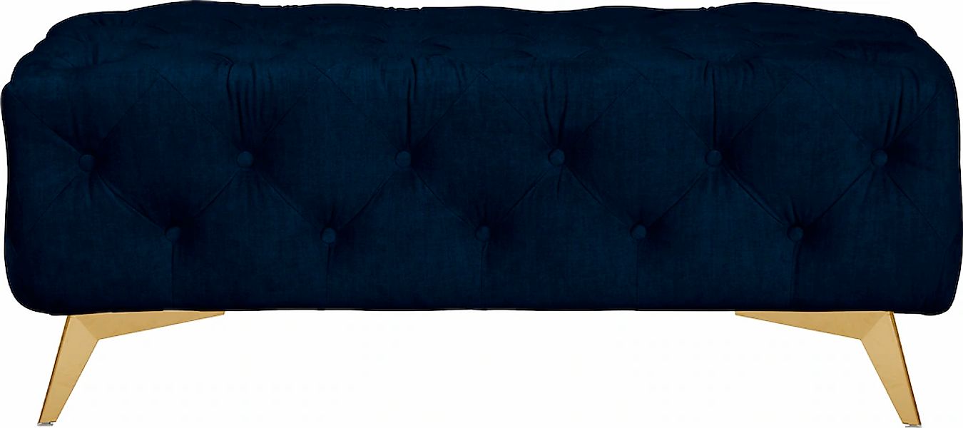 Home affaire Polsterhocker "Glynis" aufwändige Knopfheftung, moderne Cheste günstig online kaufen