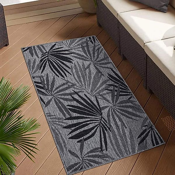 Carpet City Outdoorteppich "DUO RUG 5771" rechteckig 5 mm Höhe Wendeteppich günstig online kaufen