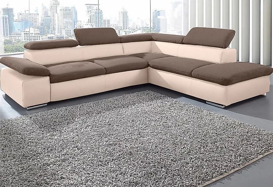 Ecksofa Valantine V, wahlweise mit Bettfunktion günstig online kaufen