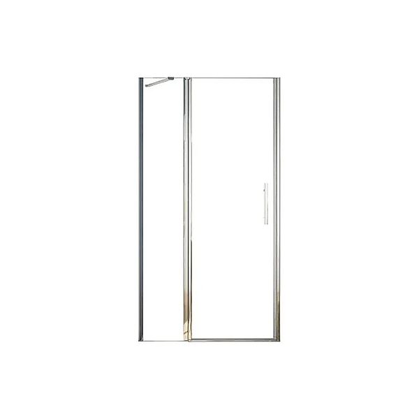 Duschparadies 120cm x 195cm Drehtür Nischentür 6mm Nano Glas Duschwand Dusc günstig online kaufen