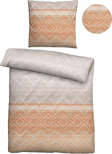 Biberna Bettwäsche "Emilio" 2 Stk. tlg. 100% Baumwolle, bügelfrei, mit Reiß günstig online kaufen