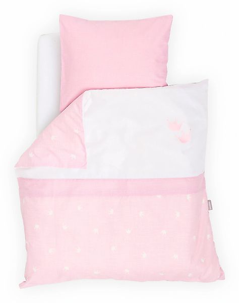 Träumeland Babybettwäsche "kuschelweiche Bettwäsche Krone" 2 Stk. günstig online kaufen
