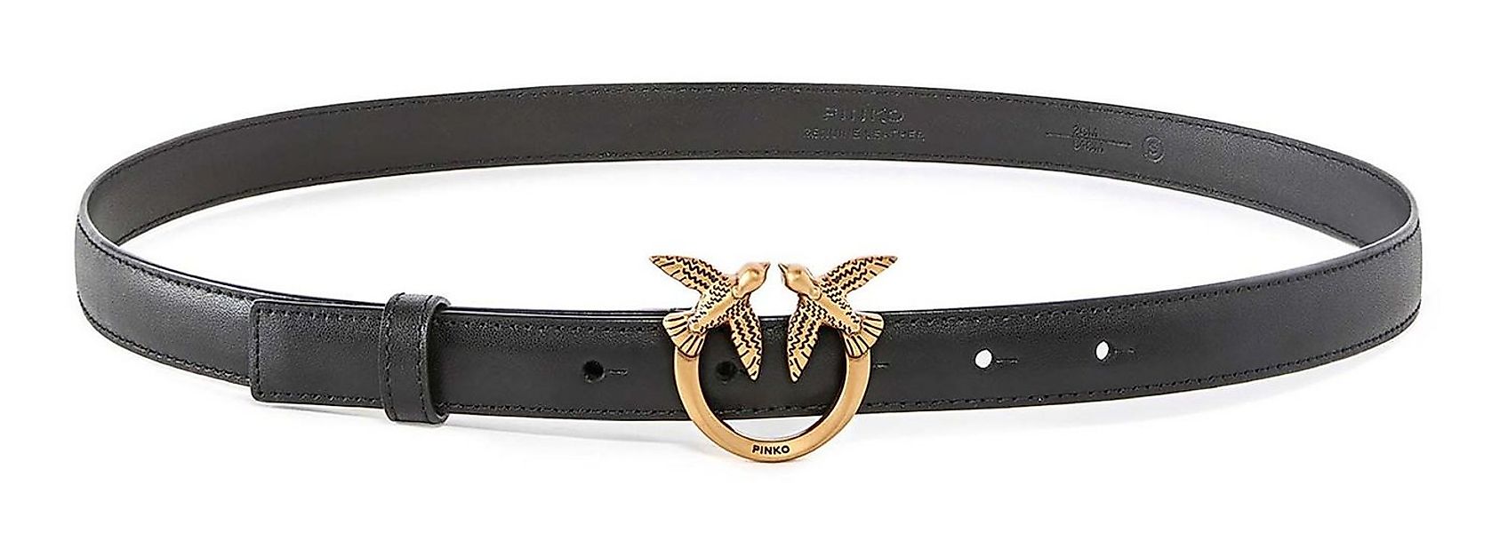 PINKO Ledergürtel H2 Belt aus echtem Rindsleder günstig online kaufen