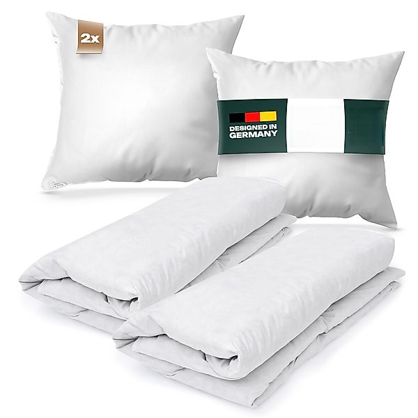 Waidmeister Federbettdecke Bettenset Feder&Daunen 4-teilig Luxus günstig online kaufen