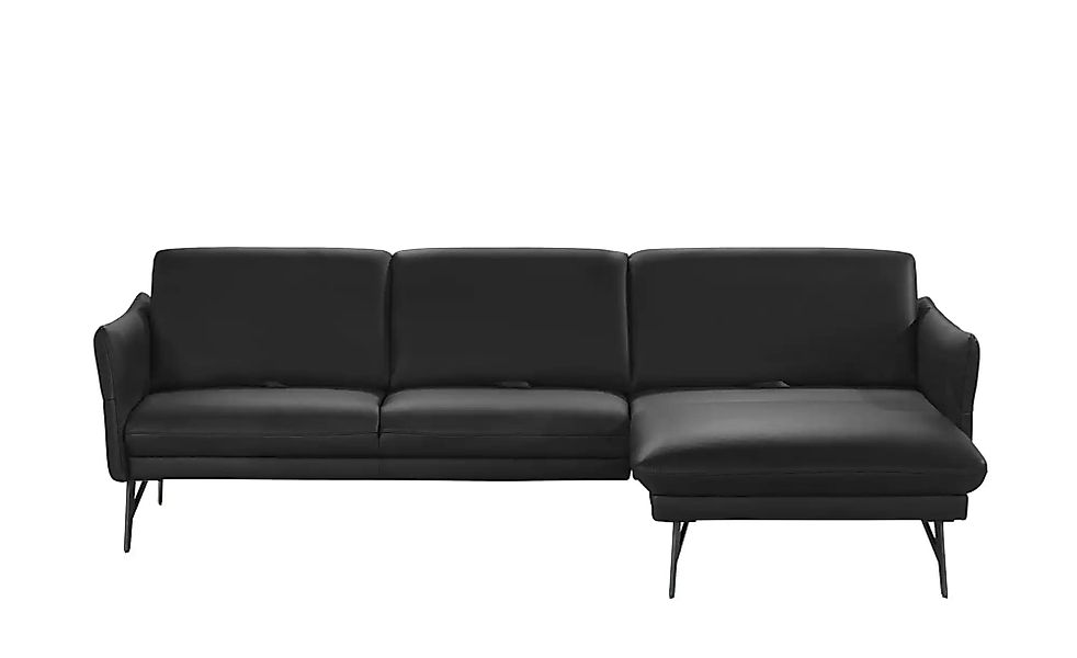 himolla Ecksofa Leder  1928 ¦ schwarz ¦ Maße (cm): B: 280 H: 83 T: 175.0 Po günstig online kaufen