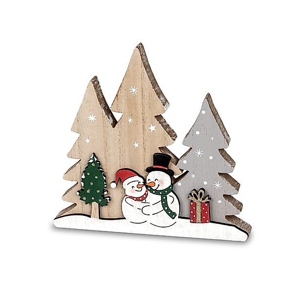 formano Weihnachtsfigur Holz Weihnachtsdeko Schneemänner (Stück, günstig online kaufen