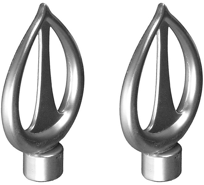 Liedeco Gardinenstangen-Endstück Flamme, Gardinen, (Set, 2-St), günstig online kaufen