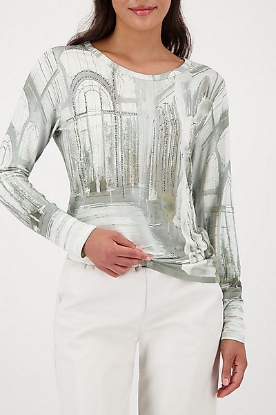 Monari Langarmshirt Shirt Gallery allover Regular fit mit Rundhalsausschnit günstig online kaufen