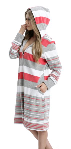Aquarti Damenbademantel Aquarti Damen Frottee Bademantel günstig online kaufen