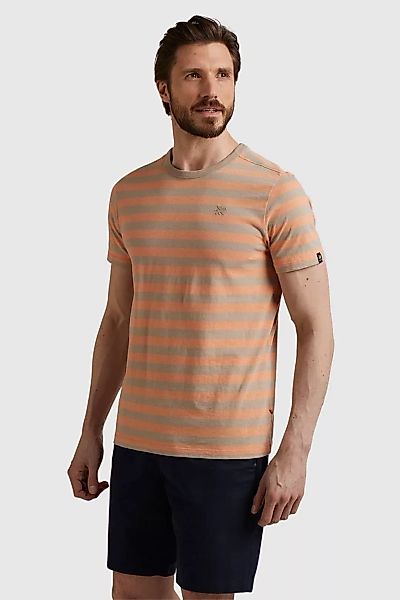 Vanguard T-Shirt Streifen Orange - Größe L günstig online kaufen