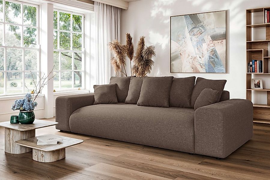 Home affaire Big-Sofa LAKESIDE 3-Sitzer Schlafsofa mit Bettkasten, Breite 2 günstig online kaufen