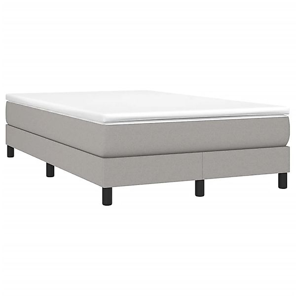 vidaXL Boxspringbett mit Matratze Hellgrau 120x190 cm Stoff 3269657 günstig online kaufen