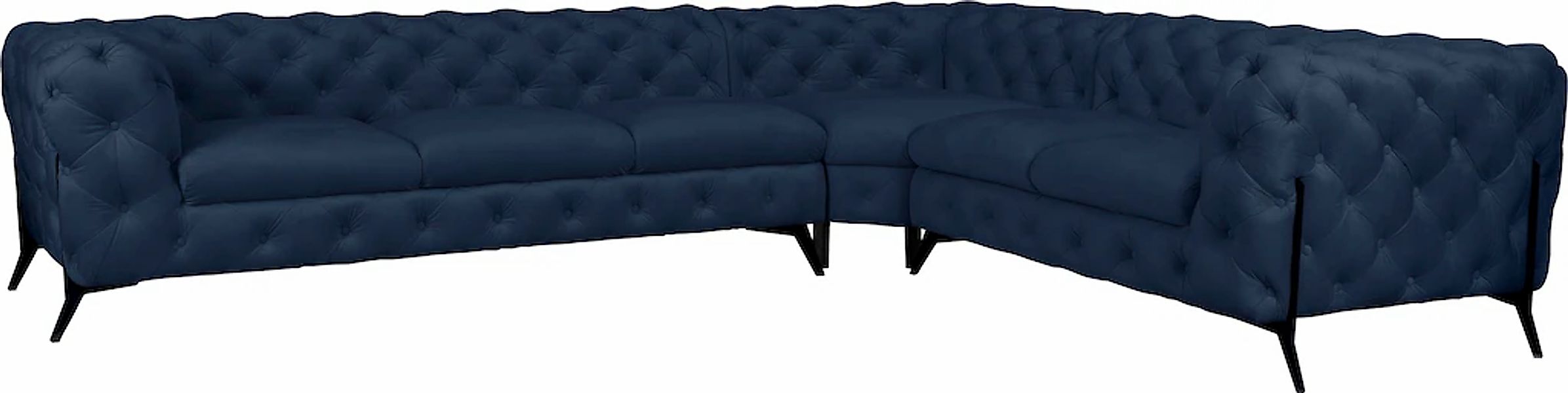 Home affaire Chesterfield-Sofa "Amaury L-Form" großes Ecksofa, Chesterfield günstig online kaufen