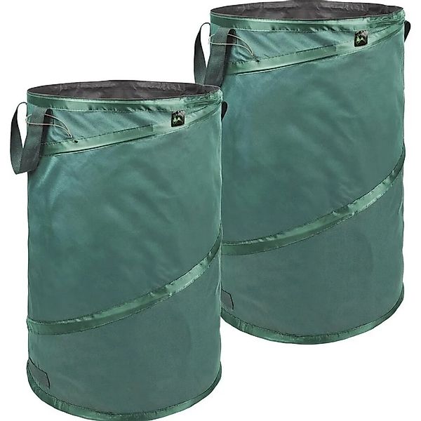 TTL GARDEN Pop Up Laubsack PREMIUM 120 L 2er Set – Gartensack Grün 220 g/qm günstig online kaufen