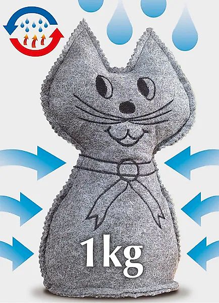 WENKO Luftentfeuchter »Katze«, für 0 m³ Räume, 3 Monate wirksam günstig online kaufen