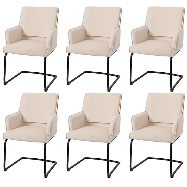 MCW Freischwinger N60 6er-Set Creme-Beige günstig online kaufen