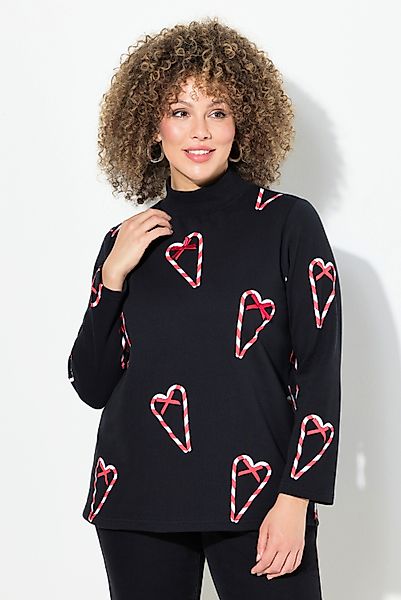 Ulla Popken Sweatshirt Sweatshirt Zuckerstangen Classic günstig online kaufen