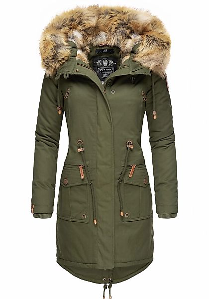 Navahoo Wintermantel "Rosinchen" stylischer Damen Winter Baumwollparka mit günstig online kaufen