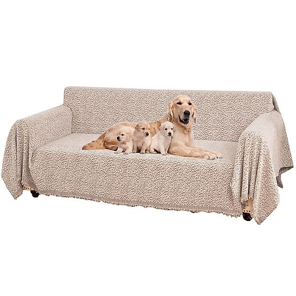 Jibenhome Ecksofahusse Chenille Sofabezug Überwurf Ecksofa günstig online kaufen