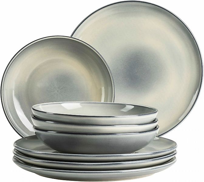 MÄSER Tafelservice "LIVIO, aus Steinzeug" Teller Set, Geschirr-Set, Service günstig online kaufen