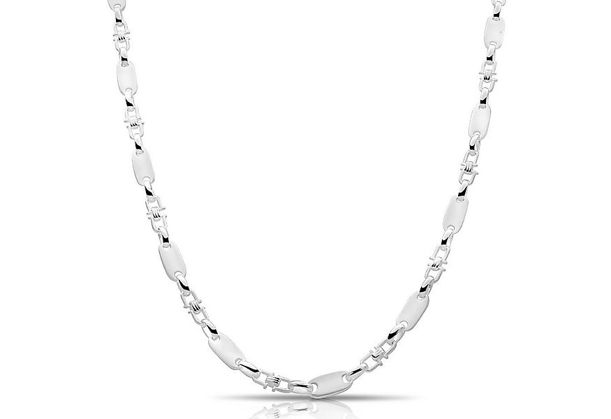 Tony Fein Silberkette Plattenkette 6mm Massiv 925 Sterling Silber, Made in günstig online kaufen