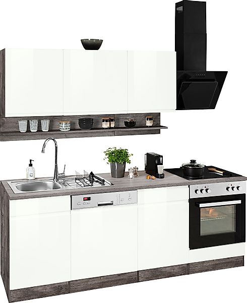 KOCHSTATION Küchenzeile KS-Virginia, Breite 220 cm, günstig online kaufen