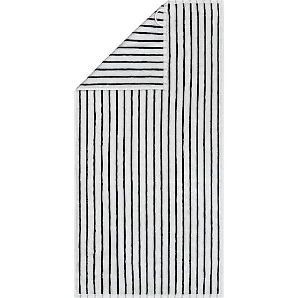 Cawö Handtücher Black&White Streifen 6278 - Farbe: schwarz/weiß - 96 - Hand günstig online kaufen