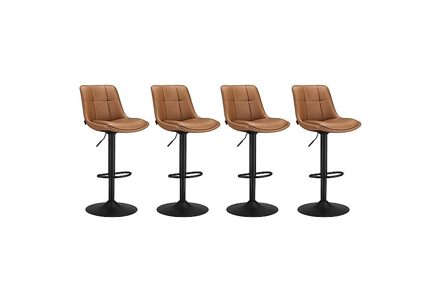 VASAGLE Barhocker Barstühle (Set, 4 St), höhenverstellbar, drehbar günstig online kaufen
