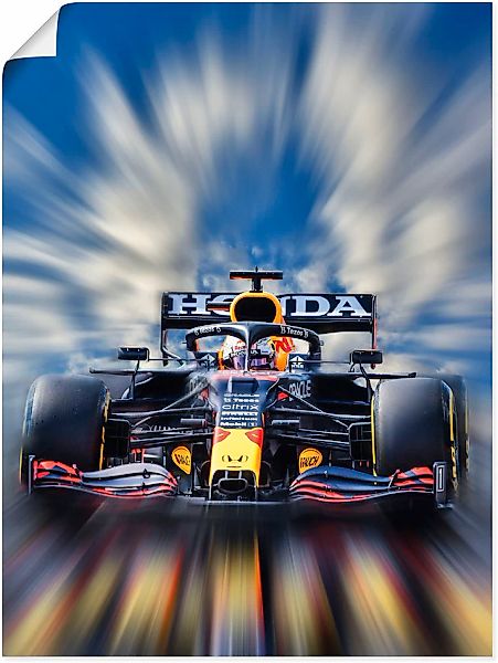 Artland Wandbild »Max Verstappen - Weltmeister der Formel1«, Auto, (1 St.), günstig online kaufen