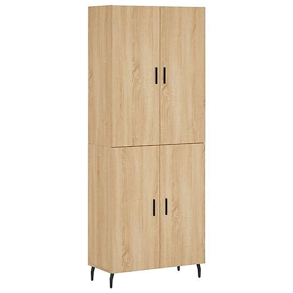 vidaXL Highboard Sonoma-Eiche 69,5x34x180 cm Holzwerkstoff 3195694 günstig online kaufen