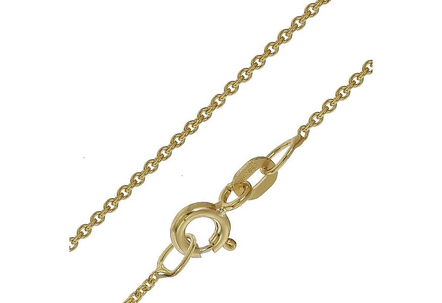 trendor Kette ohne Anhänger Halskette für Anhänger Gold 585/ 14K Rundanker- günstig online kaufen