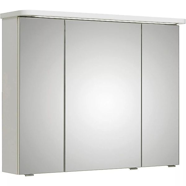 Pelipal Spiegelschrank Serie 4005 Weiß Hochglanz 90 cm mit Softclose Türen günstig online kaufen