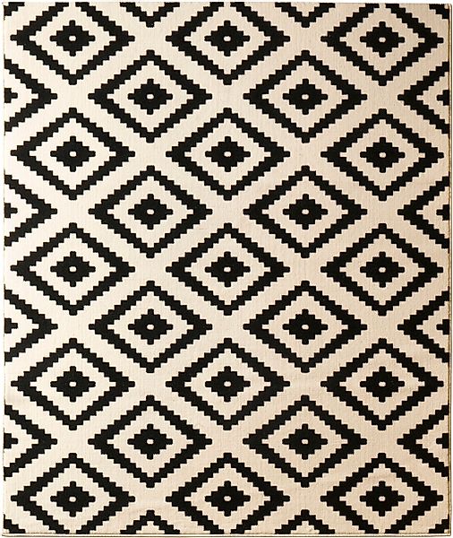 HANSE Home Teppich »Raute«, rechteckig, 9 mm Höhe, Läufer, Kurzflor, Skandi günstig online kaufen