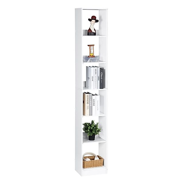 HZUANERI Bücherregal Modernes offenes Holzregal 6 günstig online kaufen