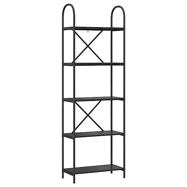 vidaXL Bücherregal Schwarz Eichen-Optik 60 x 30 x 183 cm Holzwerkstoff 8799 günstig online kaufen