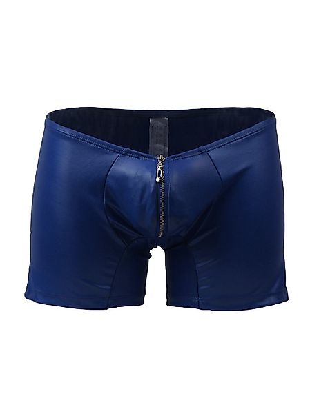 Lau-Fashion Boxershorts Zipper Wetlook Boxer Shorts günstig online kaufen