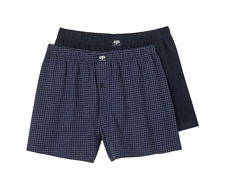 CECEBA Boxershorts Ceceba 2er-Pack Boxershorts XXL navy/Hahnentritt (Packun günstig online kaufen