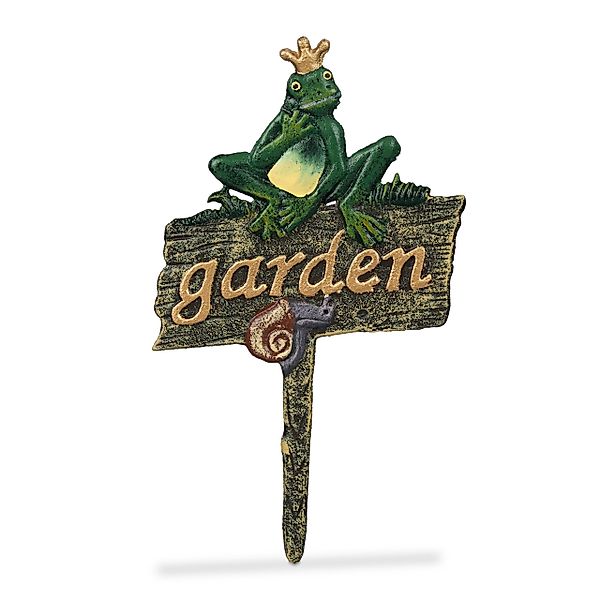 relaxdays Gartenstecker "garden" günstig online kaufen