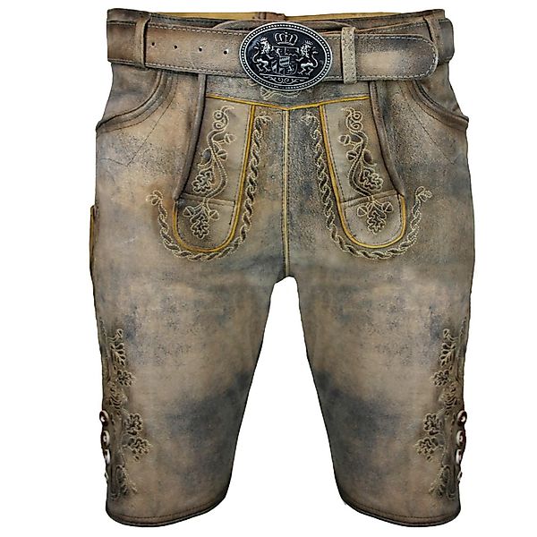 Maddox Trachtenlederhose MADDOX Kurze Herren Lederhose günstig online kaufen