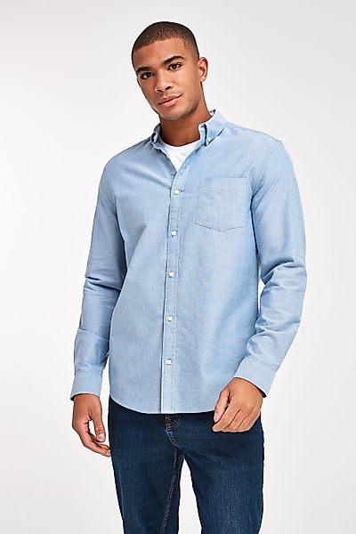 Next Langarmhemd Langärmeliges Oxfordhemd (1-tlg) günstig online kaufen