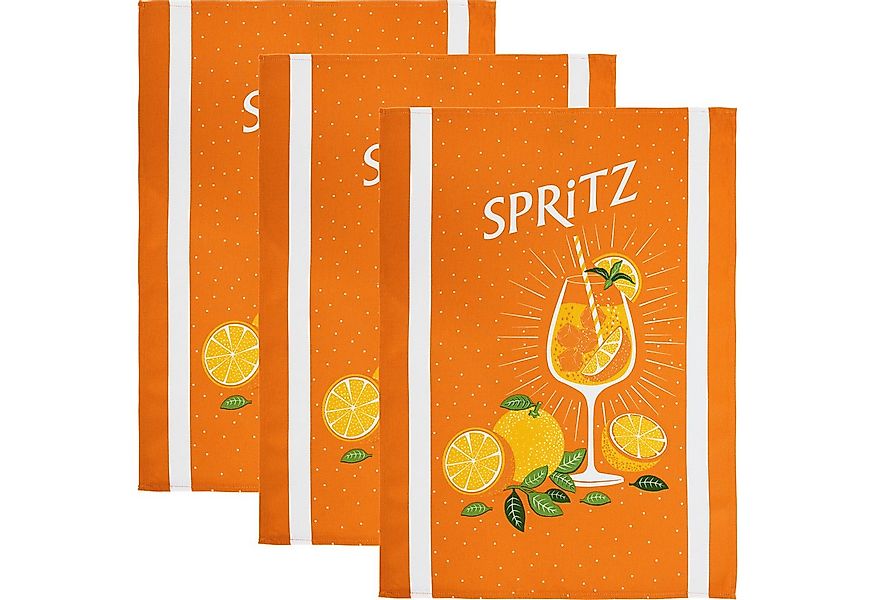 Erwin Müller Geschirrtuch Geschirrtuch 3er-Pack, Baumwolle Motiv günstig online kaufen