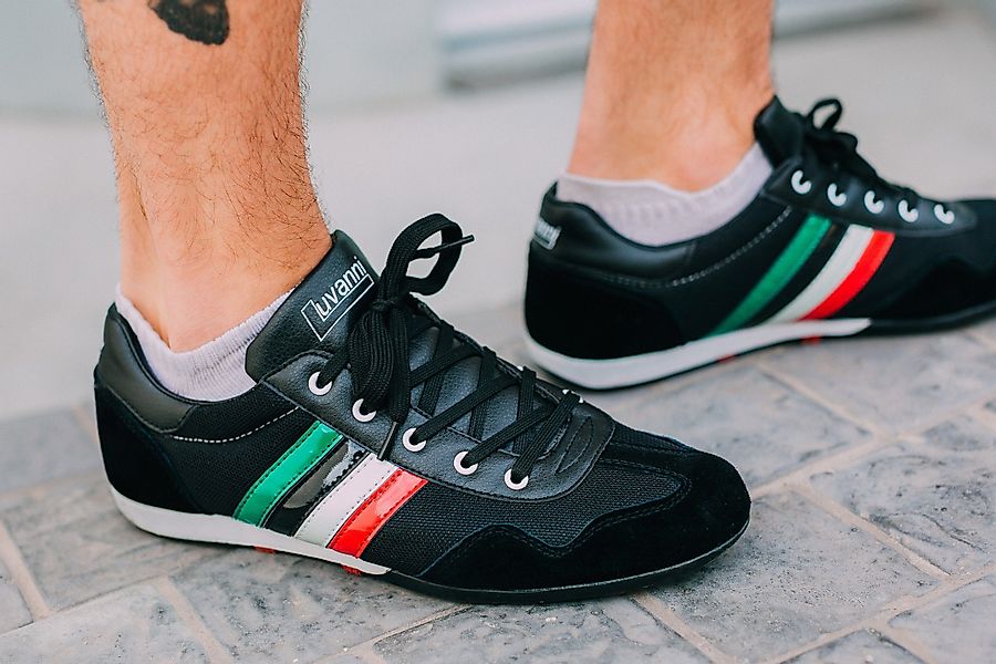 Luvanni Sneaker Echtleder Leder Schnürbindung Halbschuh günstig online kaufen