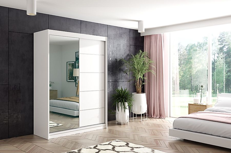 ALTDECOR Schiebetürenschrank MAKI (Kleiderschrank Garderobenschrank mit günstig online kaufen