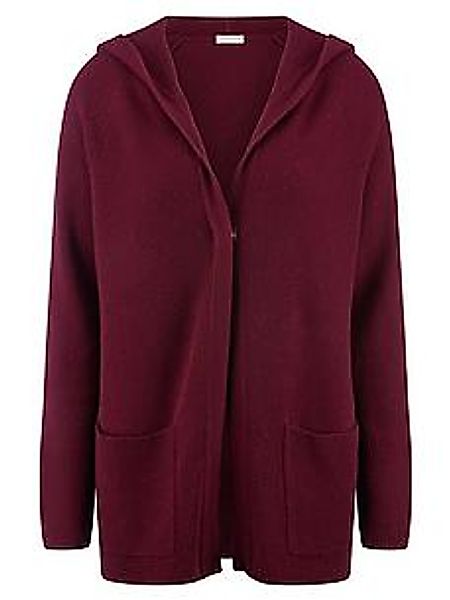 Kapuzen-Strickjacke include lila günstig online kaufen