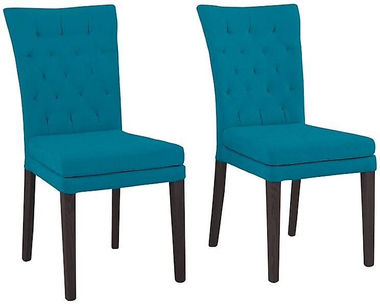 Home affaire 4-Fußstuhl »Colorado« (Set) 2 Stk. Luxus-Microfaser Beine aus günstig online kaufen