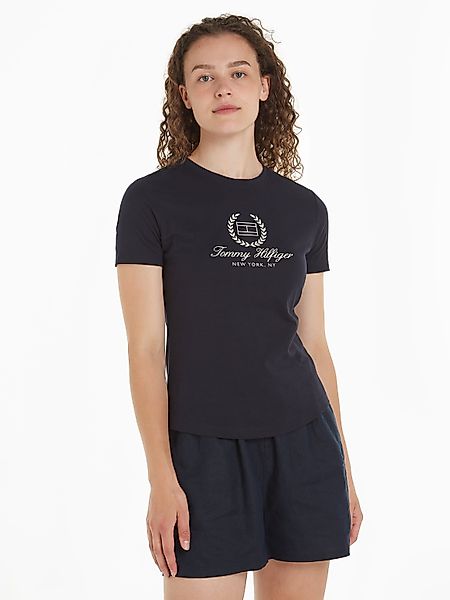 Tommy Hilfiger T-Shirt SLIM FLAG SCRIPT günstig online kaufen