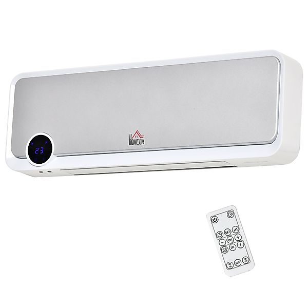 HOMCOM Heizlüfter zur Wandmontage 2000W Keramik-Wandheizung mit Fernbedienu günstig online kaufen