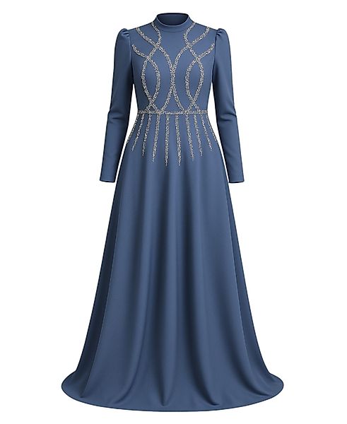 fashionshowcase Satinkleid Maxikleid in Satinoptik mit günstig online kaufen